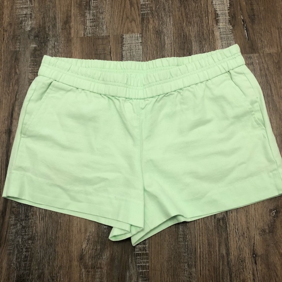 JCrew Factory 10 green pull-on short with pockets - Picture 1 of 4
